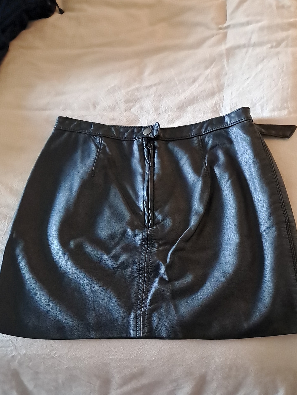 Free People Faux Leather Skirt - Picture 2 of 4
